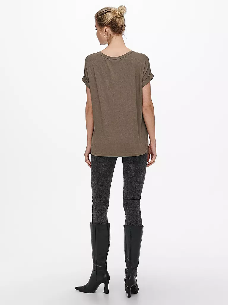 ONLY T Shirt ONLMOSTER braun