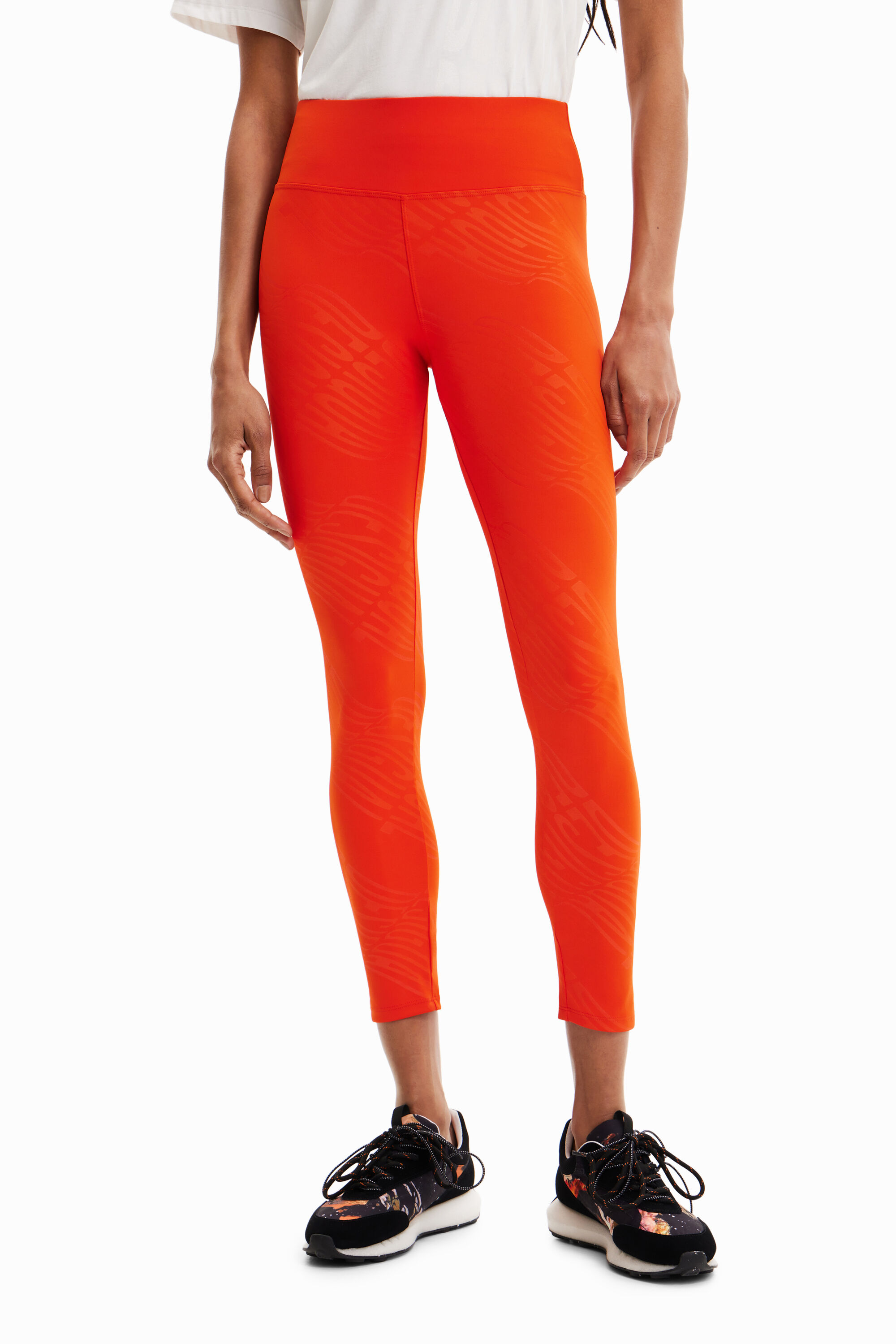 Leggings estampadas com o logotipo da Desigual