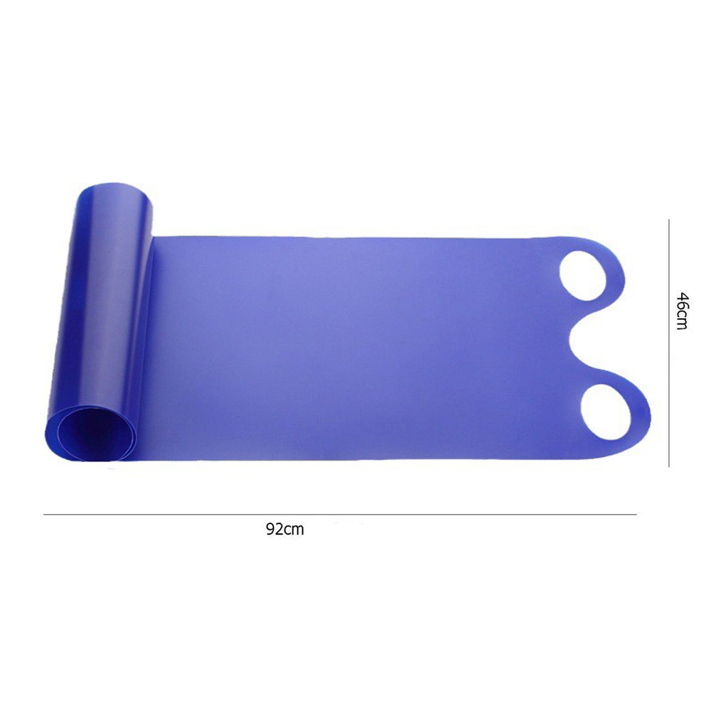 (92x46cm) Winter Ski Schlitten Schneerutscher Rodel Board - Blau