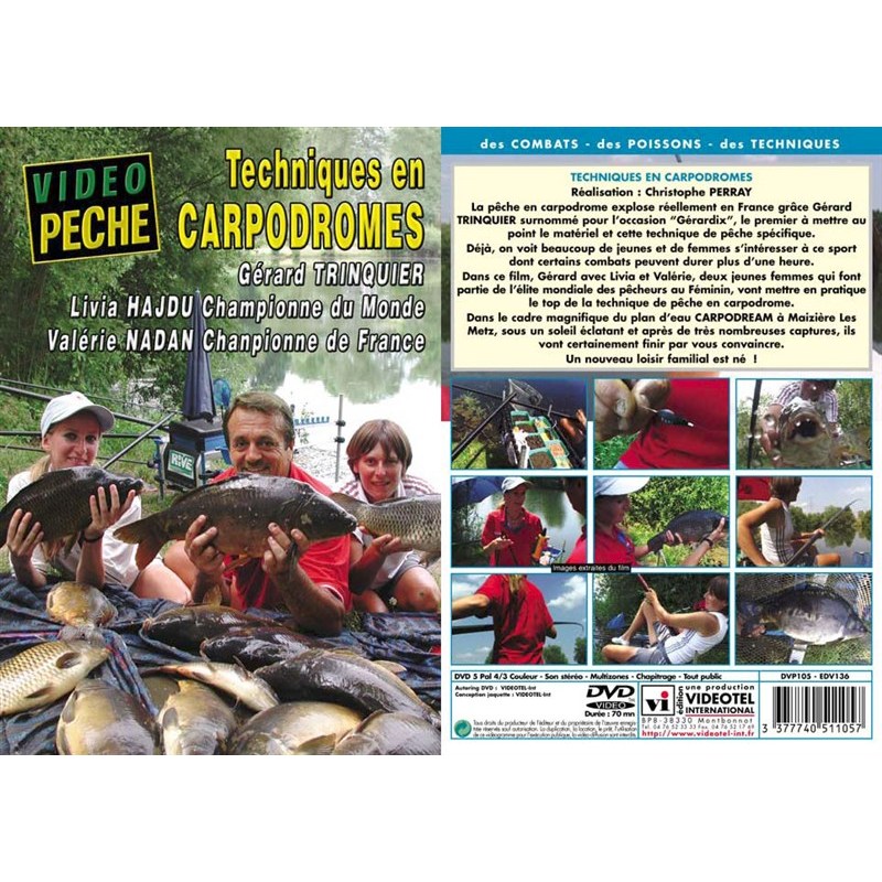 Dvd - Techniques En Carpodromes Avec Gerard Trinquier