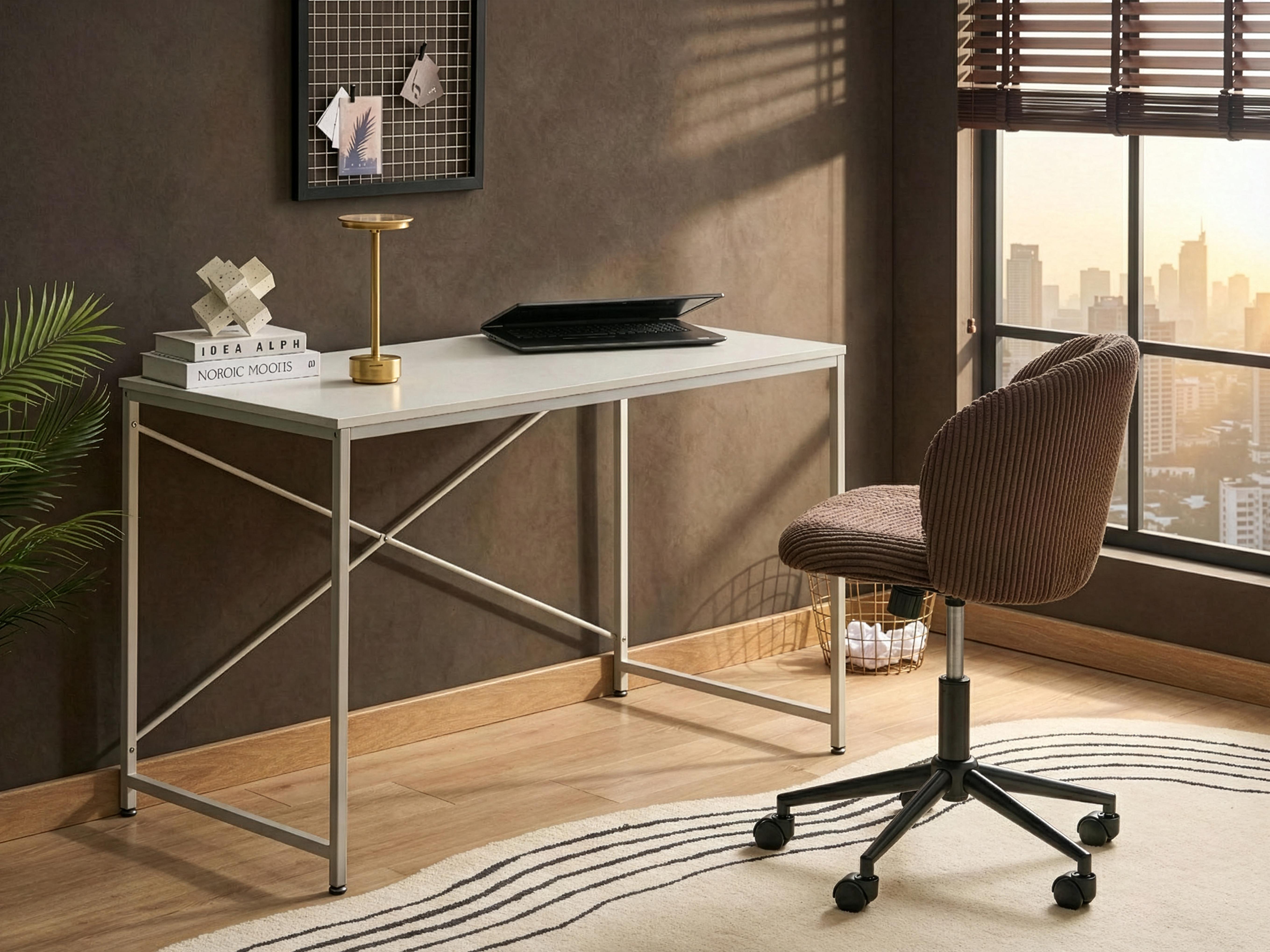 Bureau ANDASTE Wit 120 cm 60 cm
