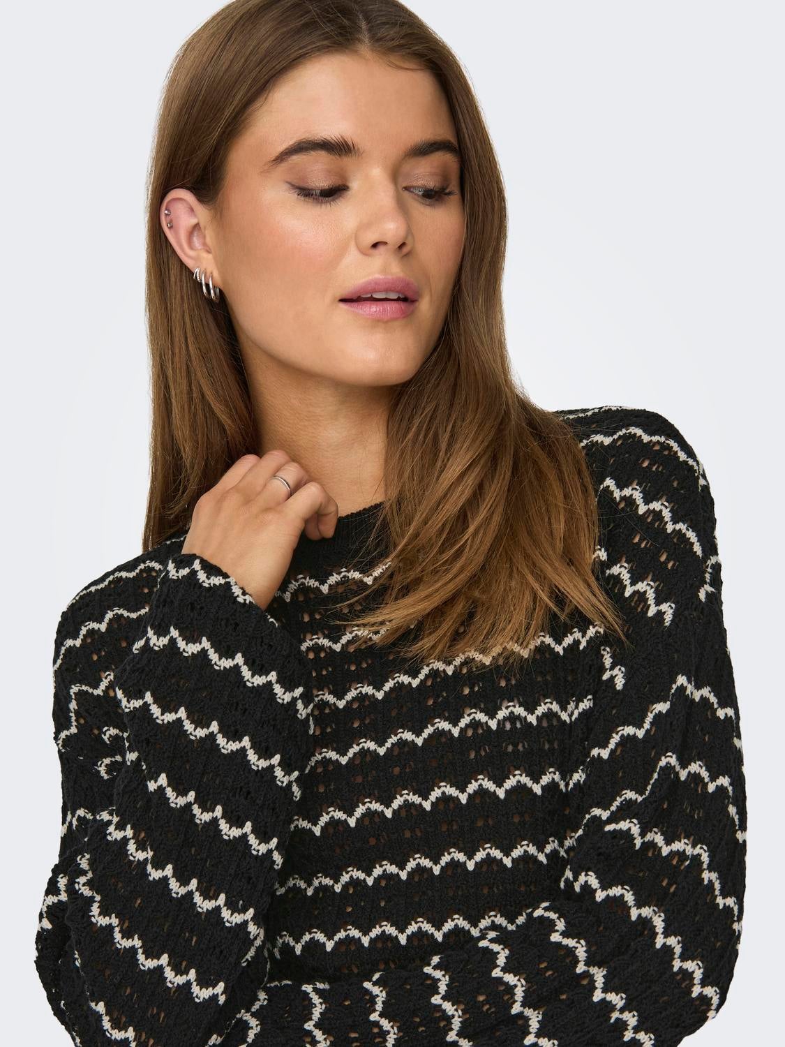 ONLASA Strickpullover Black