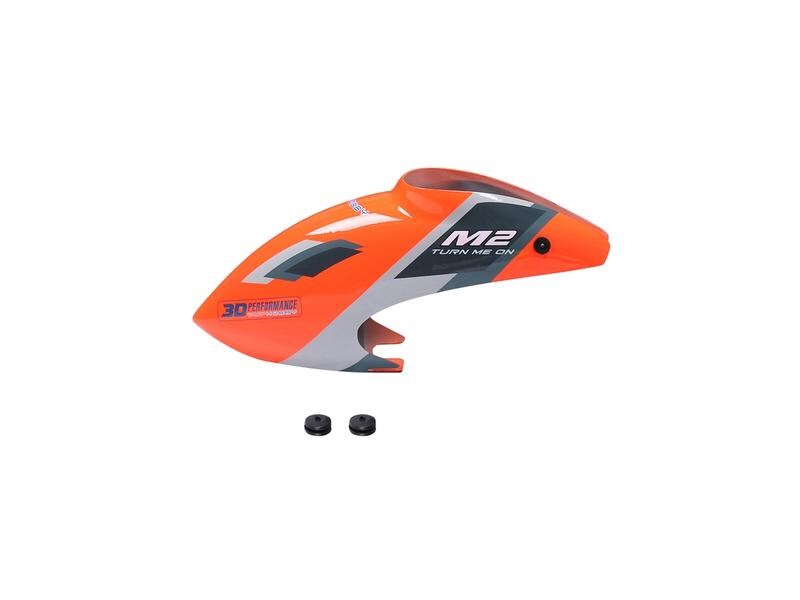 OMPHobby Kabinenhaube Orange M2 - Evo OMP M2 Evo Helikopter Ersatzteil