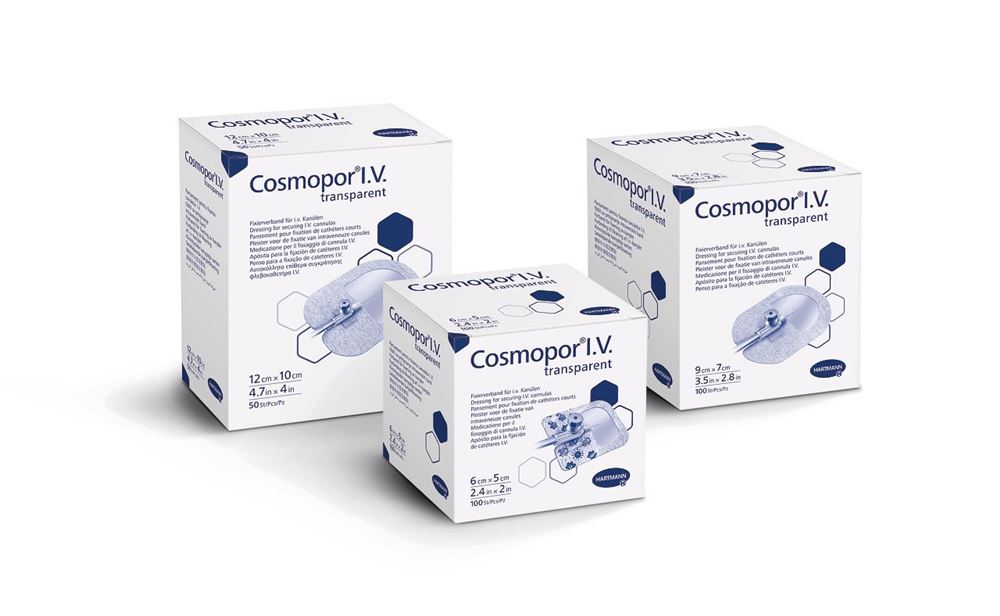COSMOPOR I.V.<br>100 Stück, 9x7cm, transparent
