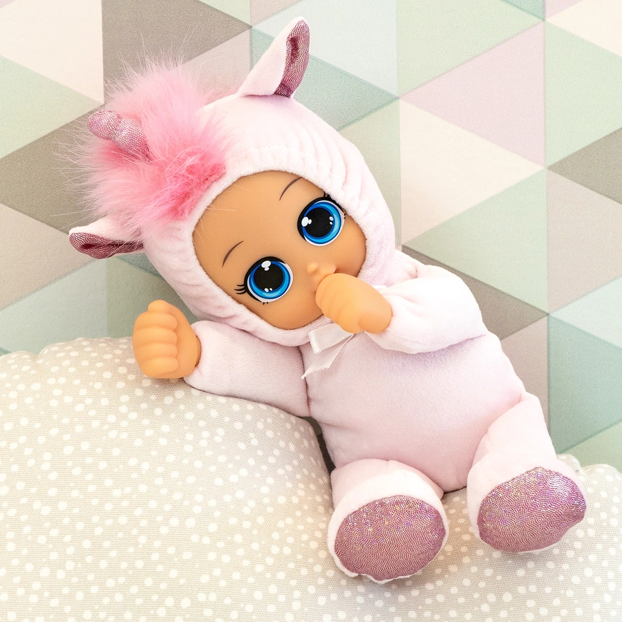 bayer Design Puppe Funny Baby 30 cm Einhorn