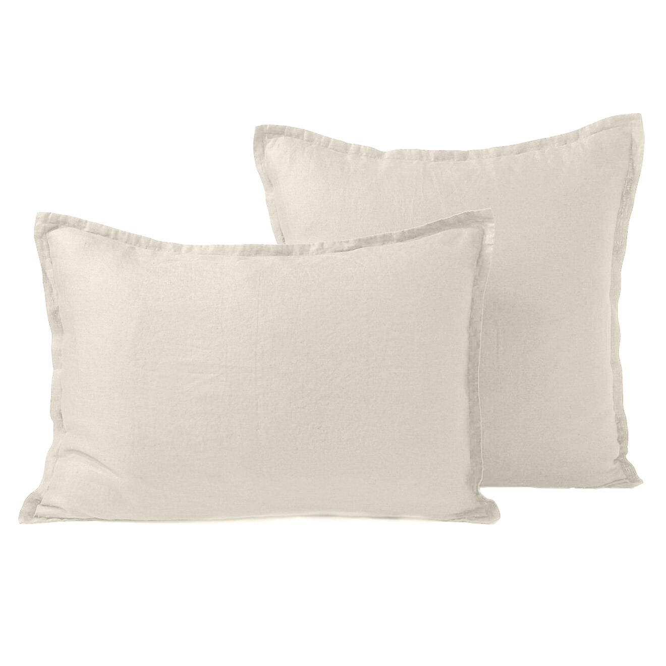 Febronie Home Taie d'oreiller 100% Satin de Coton Julia crème