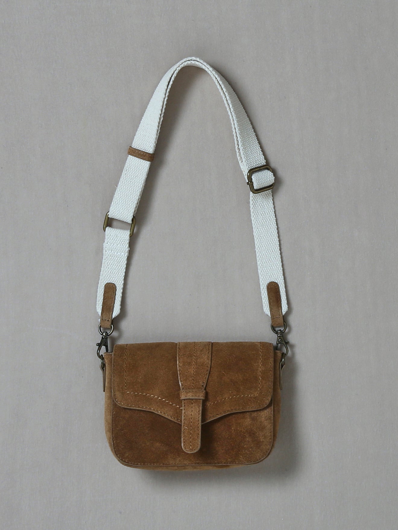 Besace suédée Fille en cuir