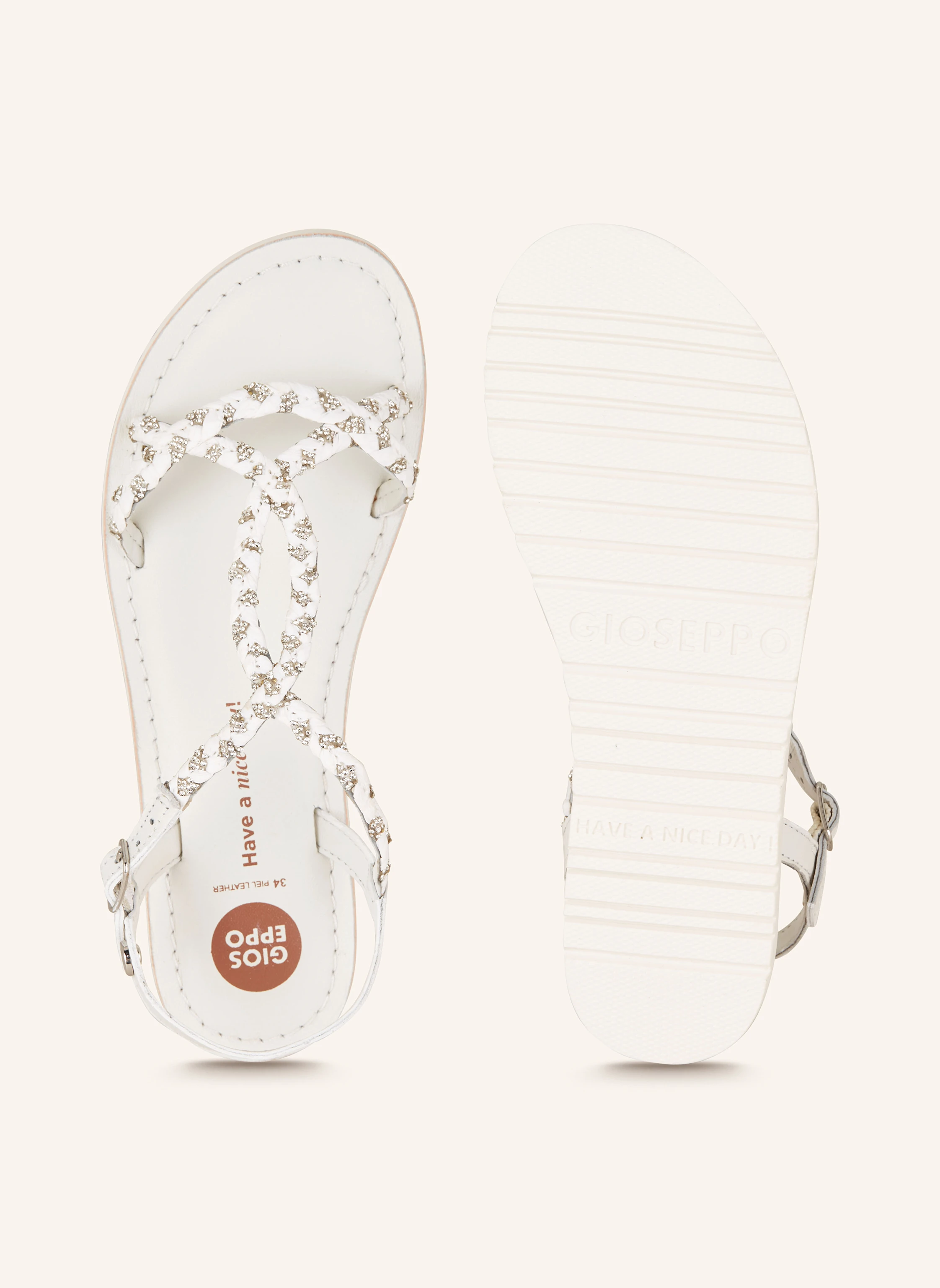 GIOSEPPO Sandalen WENHAM mit Schmucksteinen