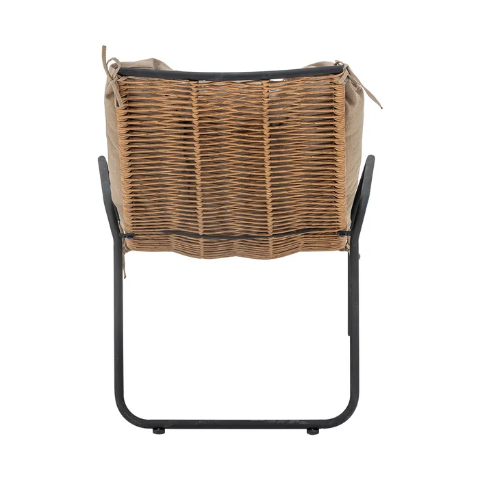 Bloomingville - Boel Liegestuhl mit Hocker, natur