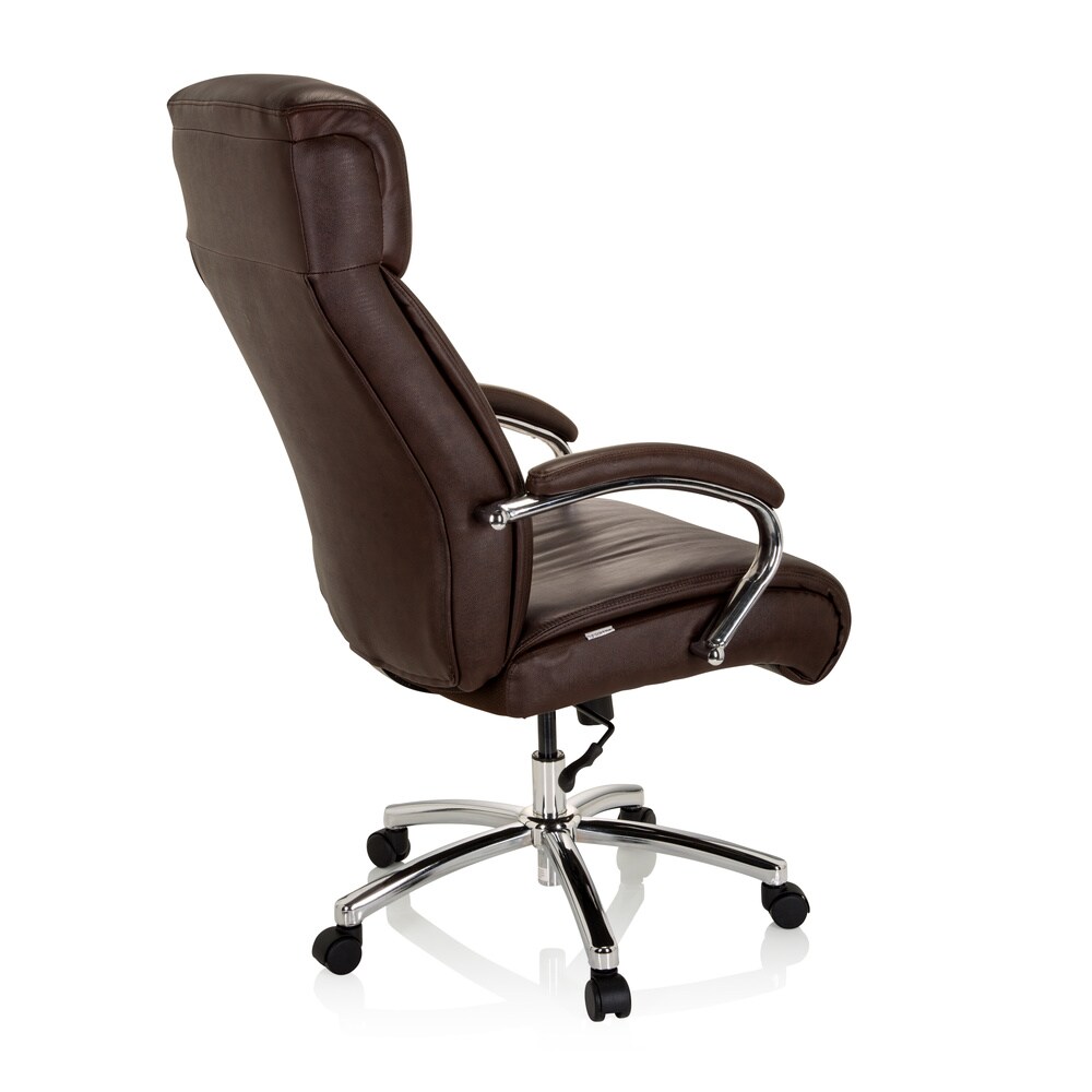 XXL Drehstuhl XXL CONSTRUCTOR V Leder mit Armlehnen hjh OFFICE
