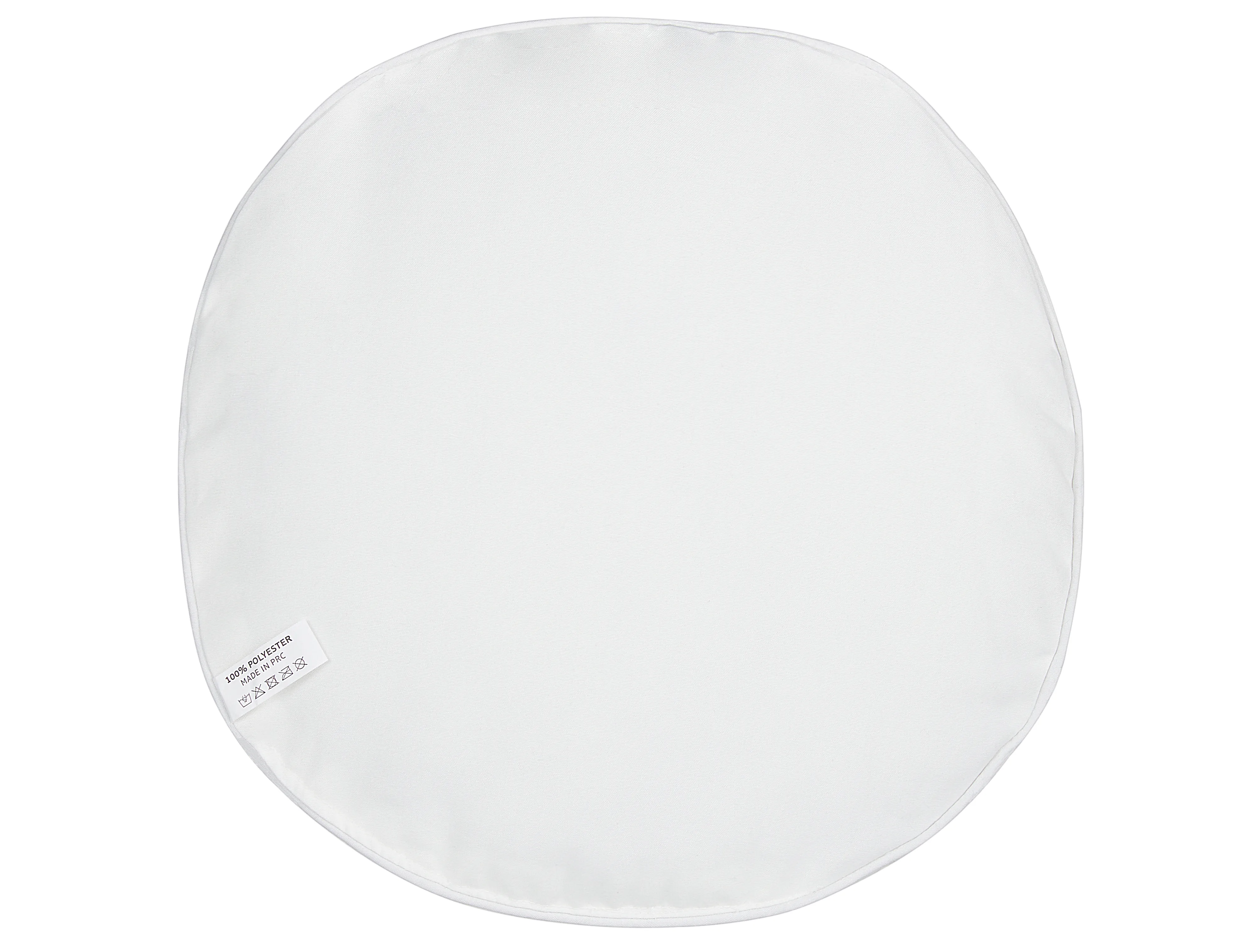 Set van 2 tuinkussens PIALPETTA bladpatroon 40 x 40 cm Oranje