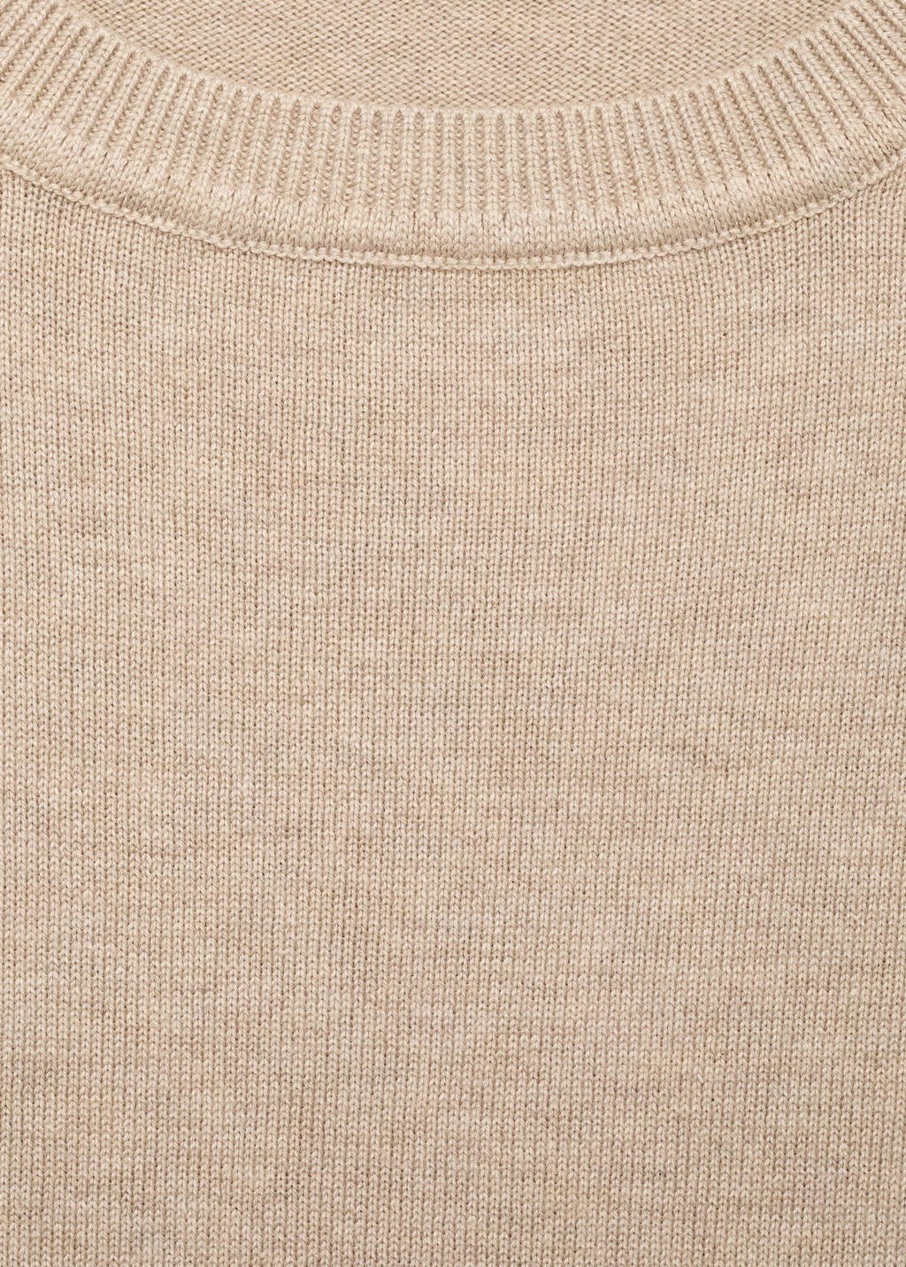 MANGO TEEN trui beige fijn gebreid