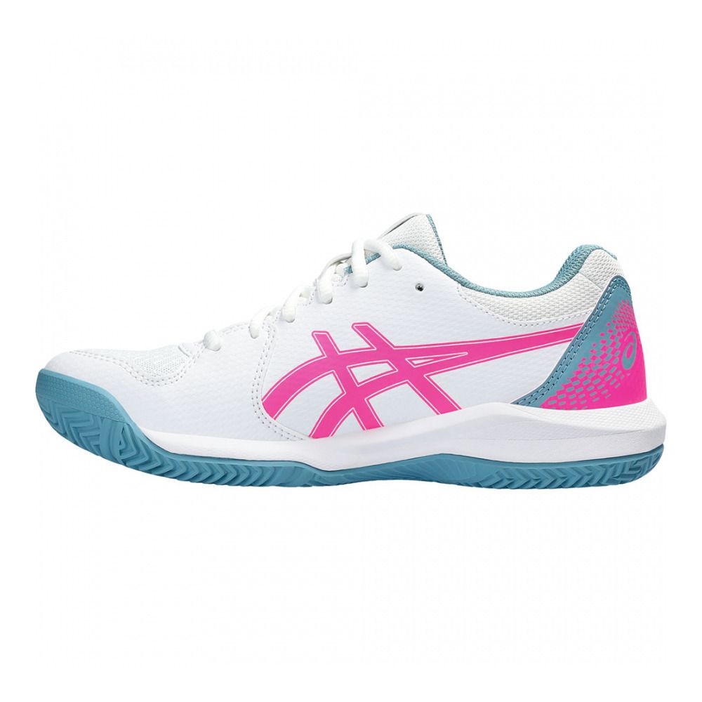 Asics GEL-DEDICATE 8 PADEL - Chaussures de padel Femme white/hot pink