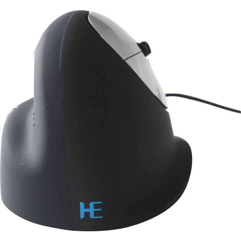 R-Go Tools Souris Ergonomique R-Go HE Break avec logiciel de pause, droiter, moyen (longueur de la main 165-185 mm), filaire, noir