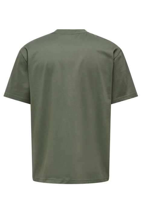 Only & Sons groene heren t-shirt