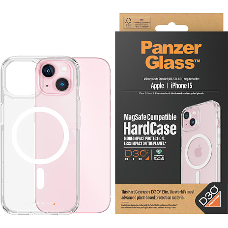 PanzerGlass iPhone 15 cover - transparent