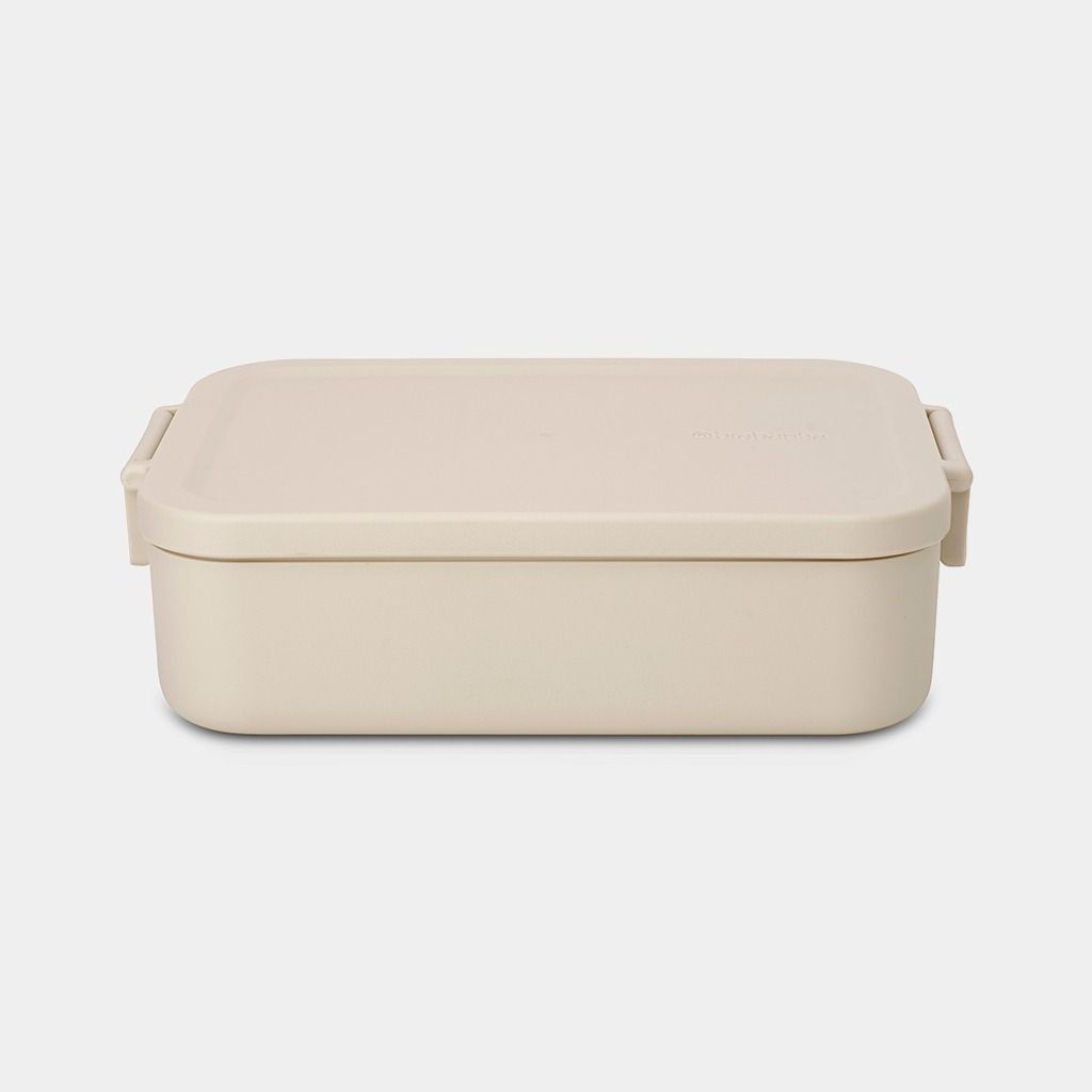 Make & Take Lunchbox, medium, kunststof - Soft Beige