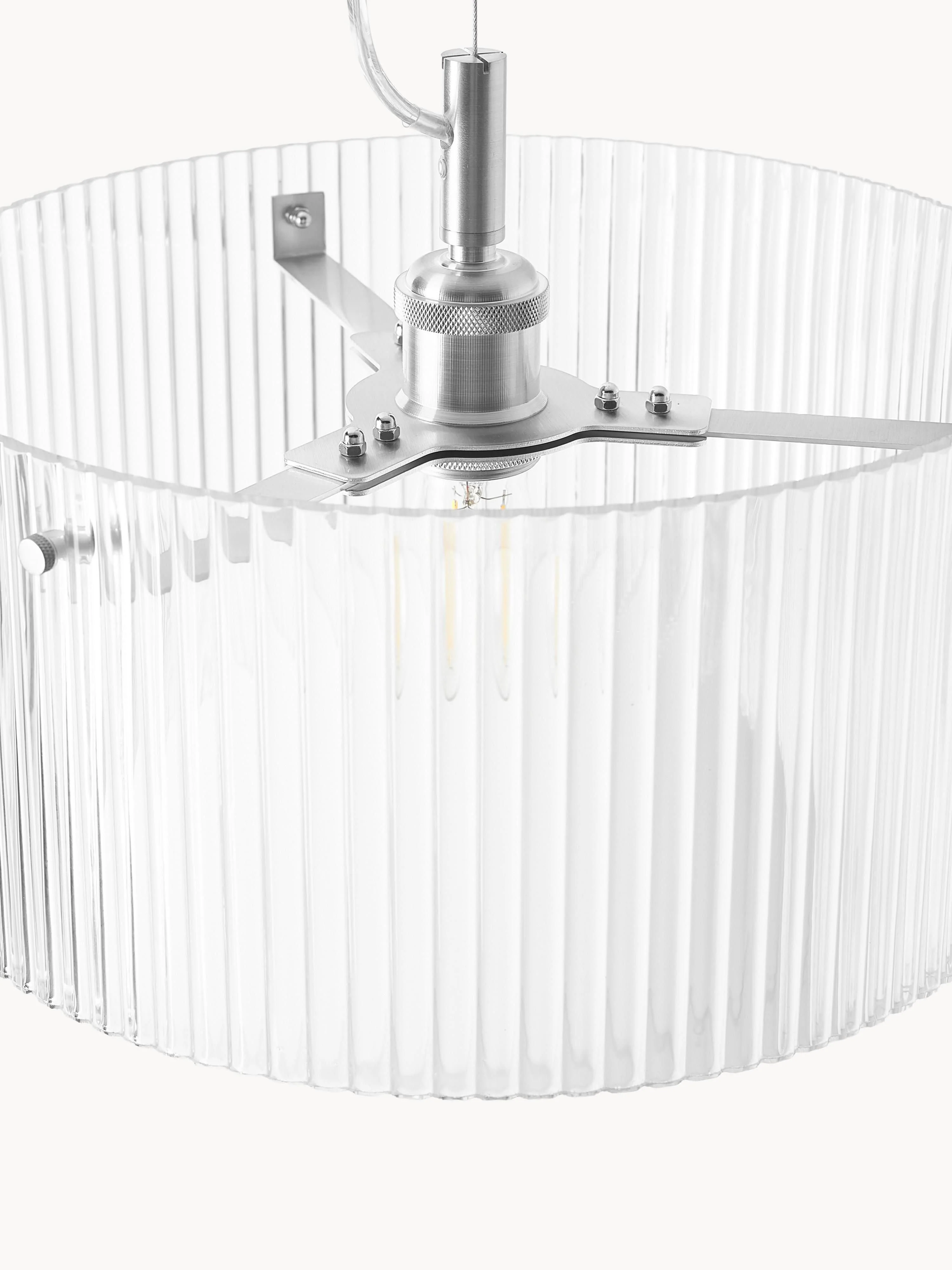 Hanglamp Emmi van geribbeld glas