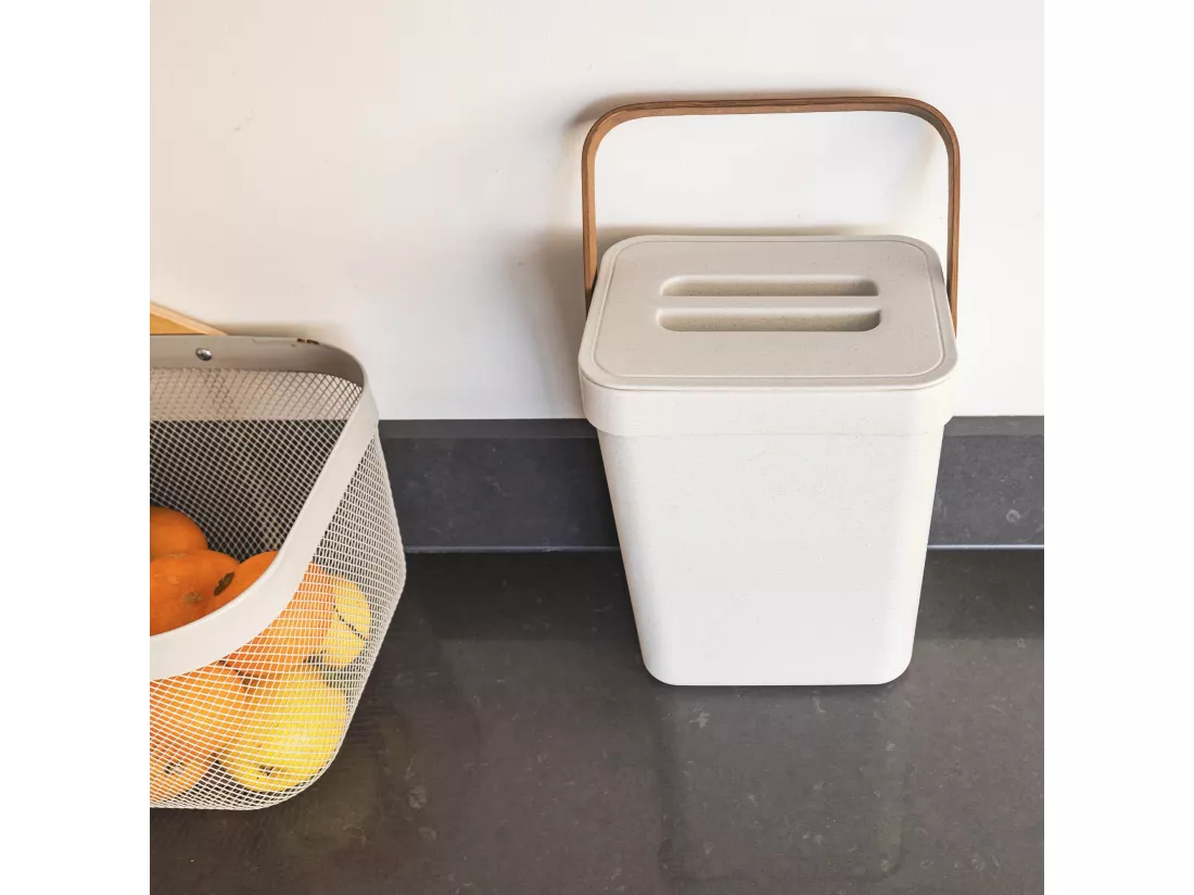 Poubelle de table BODEN Blanc Plastique recyclé 24.5cm