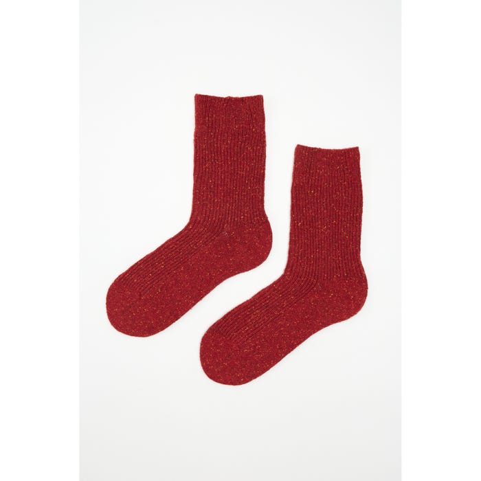 inSua THE COLLECTION-Sokken spikkels wool silk - Insua The Collection