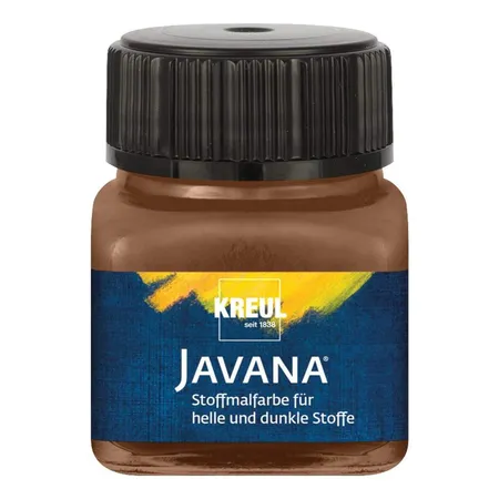 Javana Stoffmalfarbe für helle und dunkle Stoffe, 20 ml Glas rehbraun