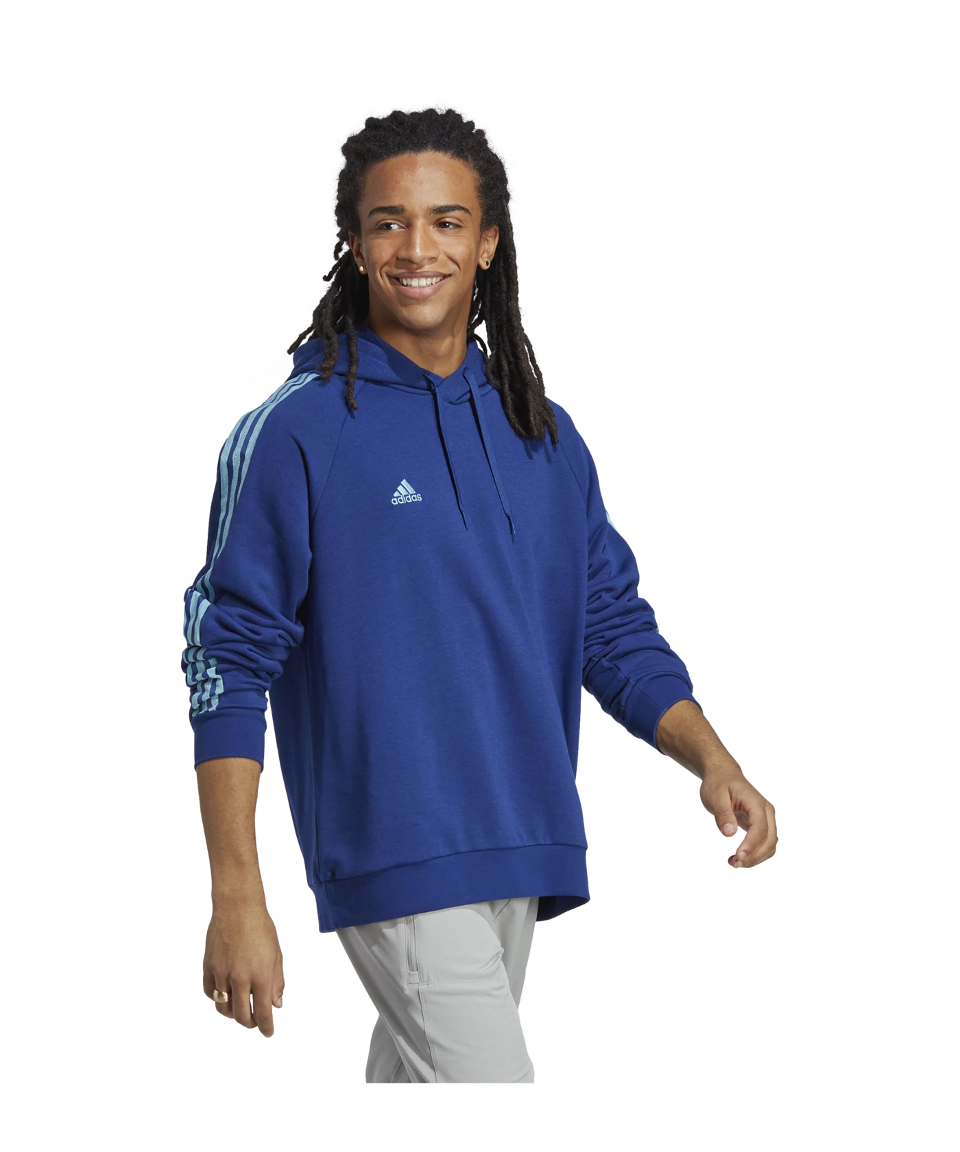 adidas Tiro Hoody Blau