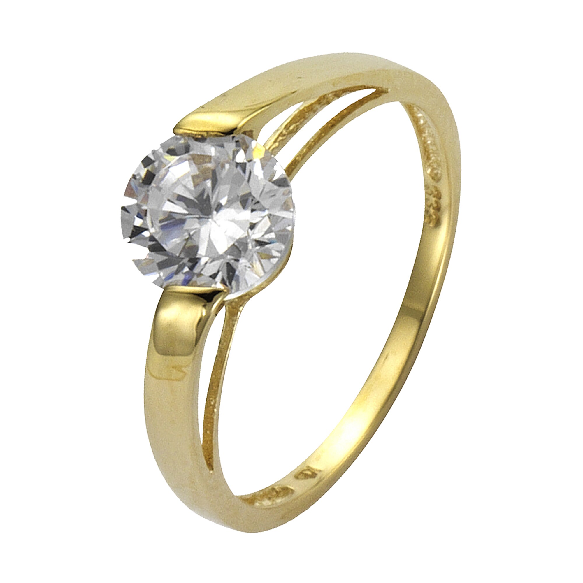Fascination by Ellen K. Ring Gold 333 mit Zirkonia weiß 8mm