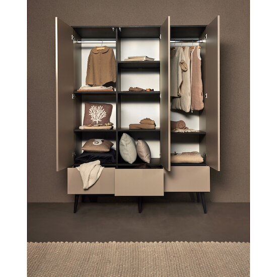 Flow armoire 3 portes   Stone        de               Quax