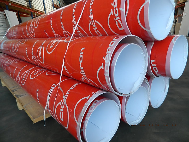Tube de coffrage carton lisse ø250mm L.3 m