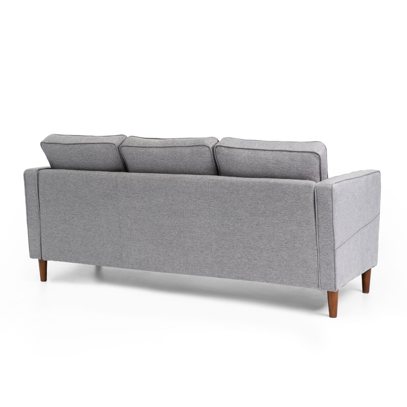 Hana 73&rdquo; Square Arm Sofa