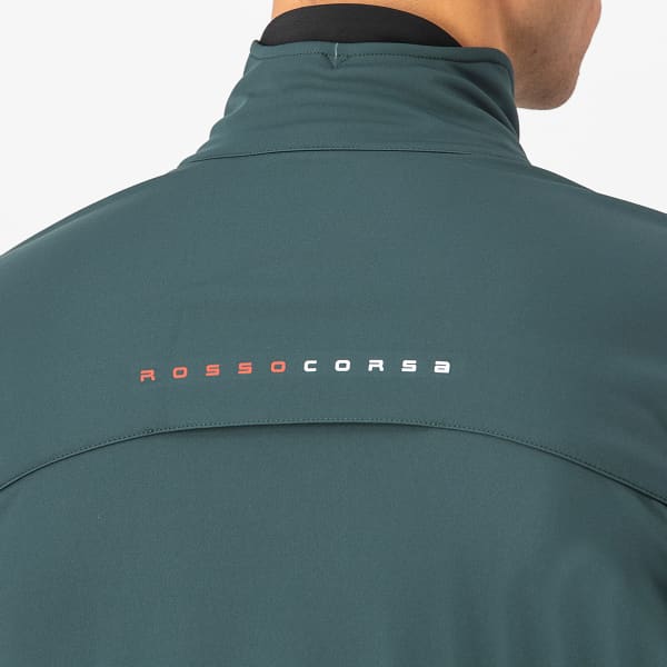 Veste vélo CASTELLI ALPHA DOPPIO ROS JACKET ROVER GREEN/BLACK REFLEX-SILVER GRAY