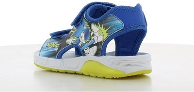 Sonic Blinkende Sandaler, Blue/Neon Yellow
