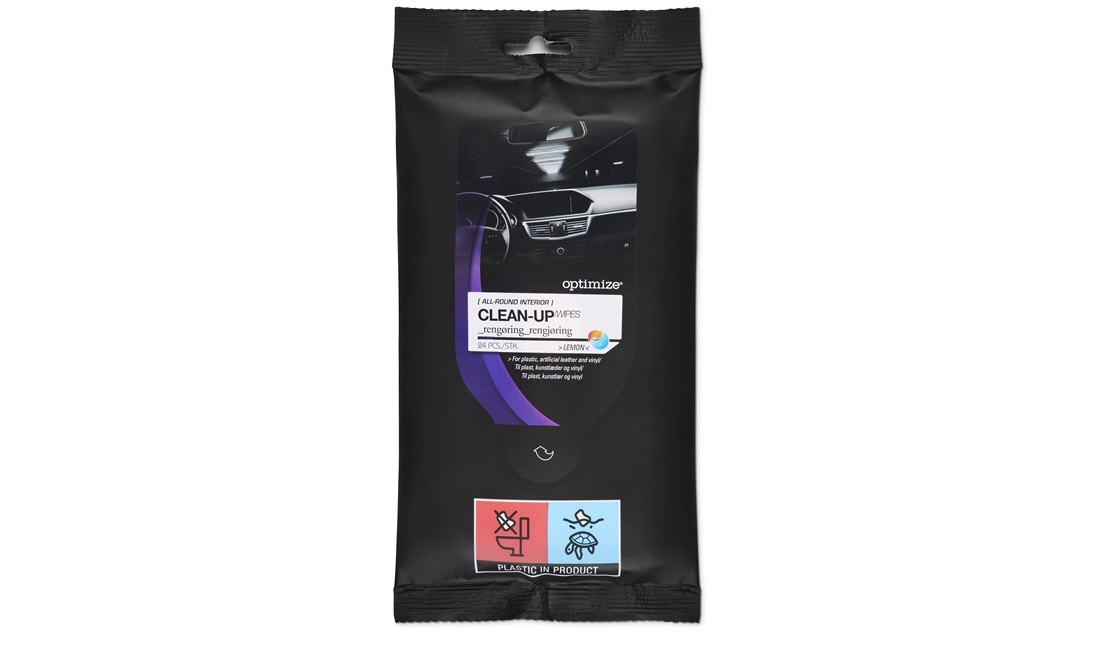All clean up wipes 24 stk. Optimize