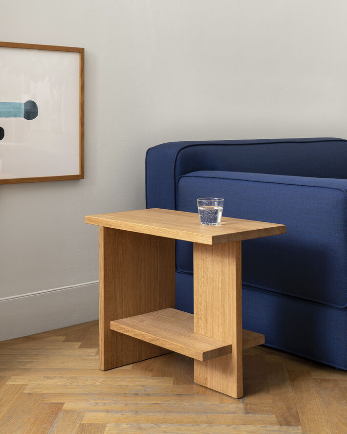NINE Tee - Side Table Rectangle Oak