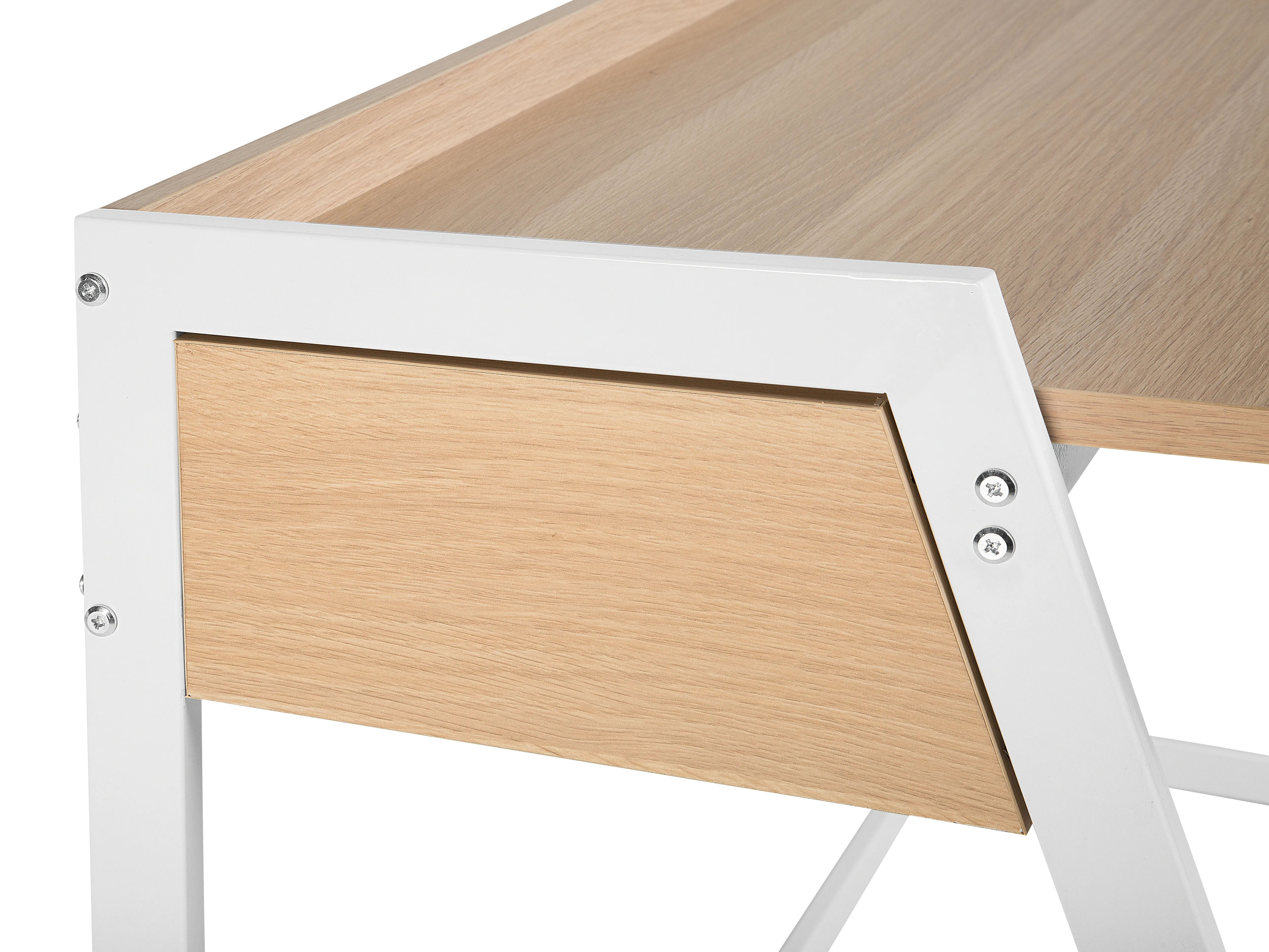 Bureau QUITO Wit 120 cm 60 cm met opbergruimte