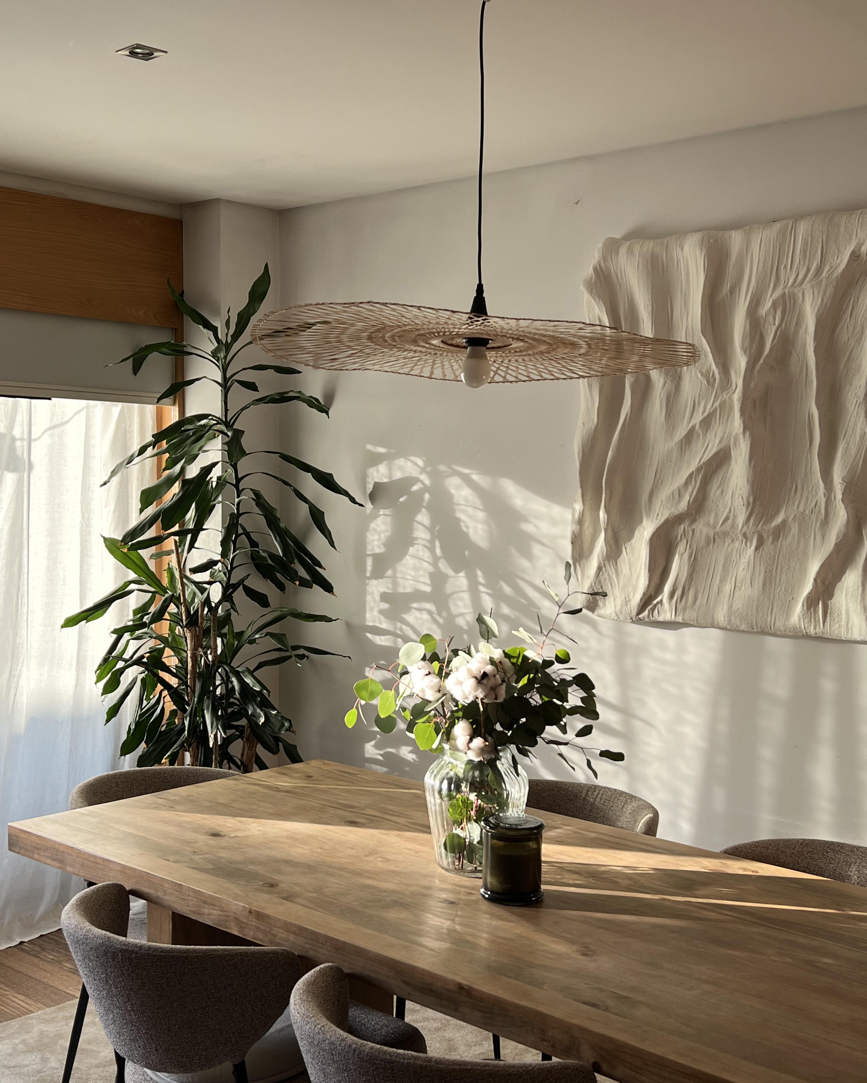 Hanglamp FLOYD Bamboehout Lichtbruin