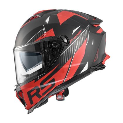 Casque Premier TYPHOON - RS 92 BM - Noir / Rouge