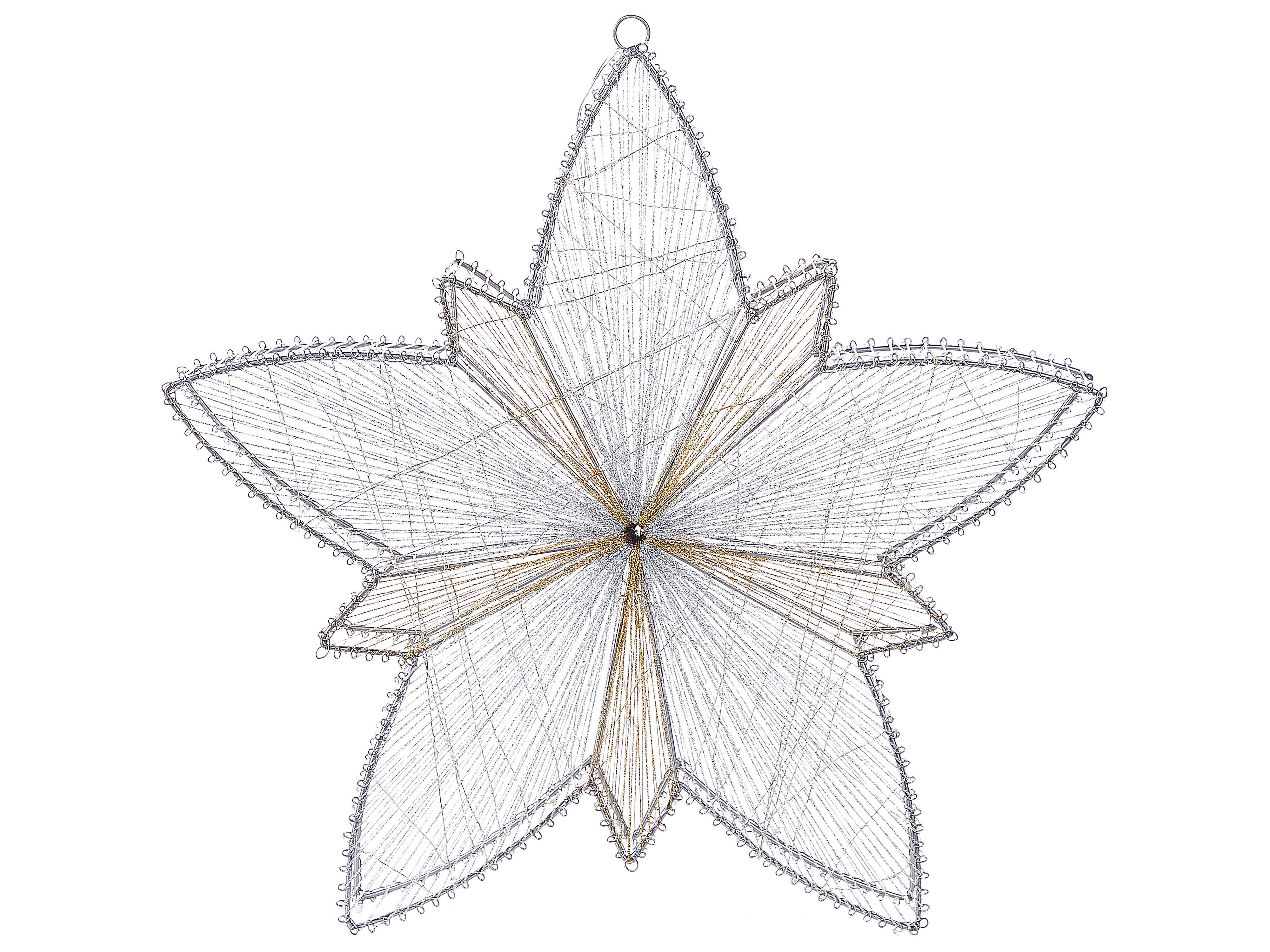 Hangende buitendecoratie LED HOFSOS Ster 50 cm Zilver