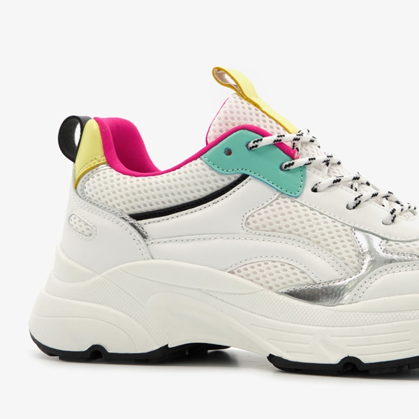 Blue Box meisjes dad sneakers wit