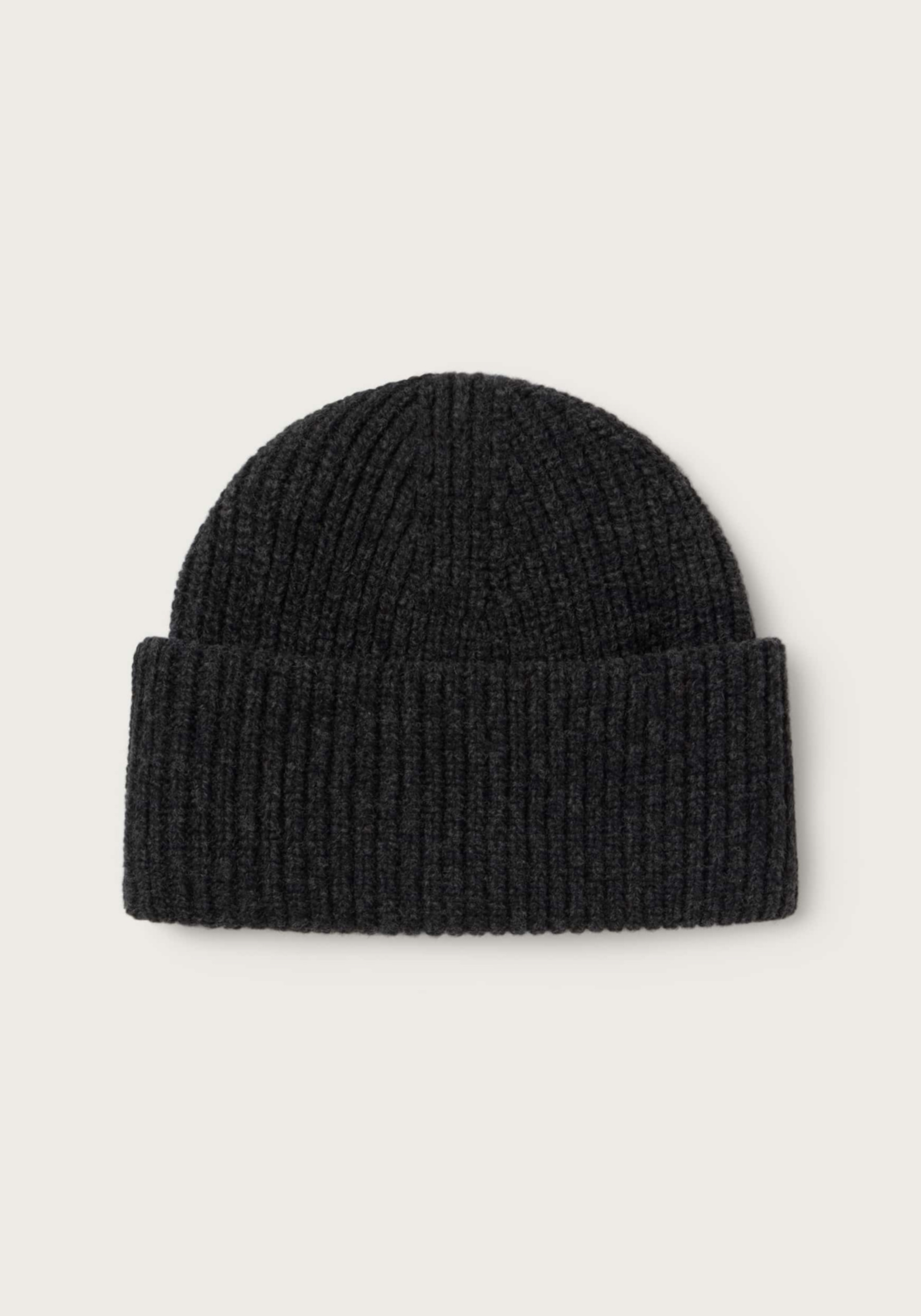 Thinking Mu Woll-Beanie Ruby Antracita