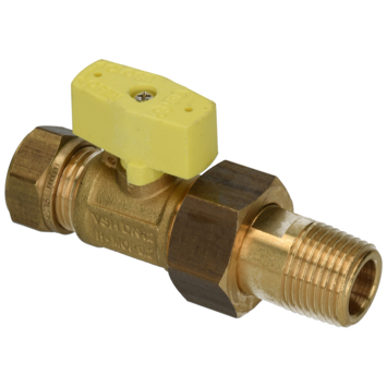 Sanivesk Gaskogelkraan Knel Vlinder 15mmx1/2