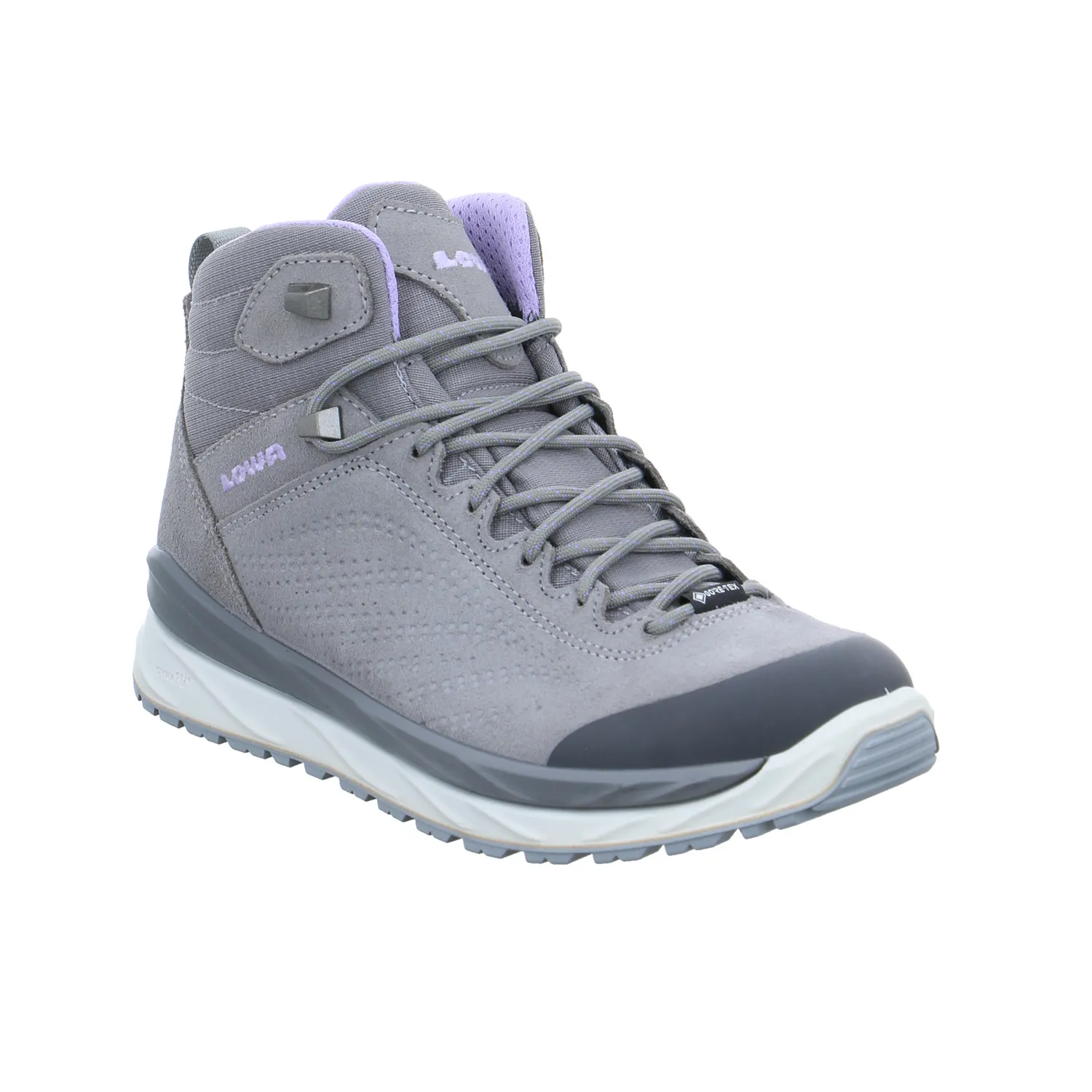 LOWA Wander- Bergschuh Damen Hellgrau Leder