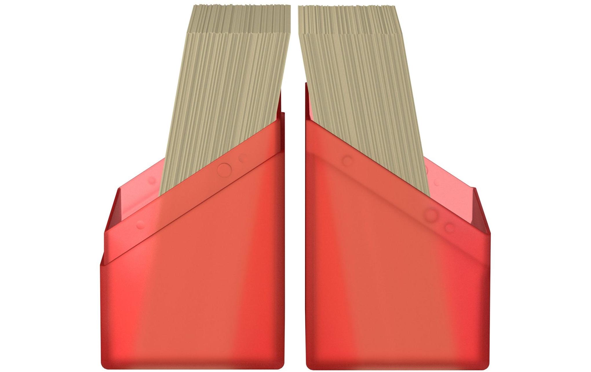 Kartenbox Boulder Deck Case Standardgrösse 60+ RubyHandliche und feste Kartenbox mit Soft-Touch-Oberfläche