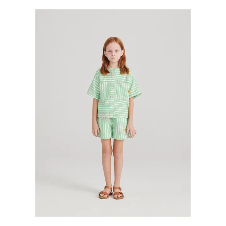 True Artist Chemise n°04 Rayée | Vert