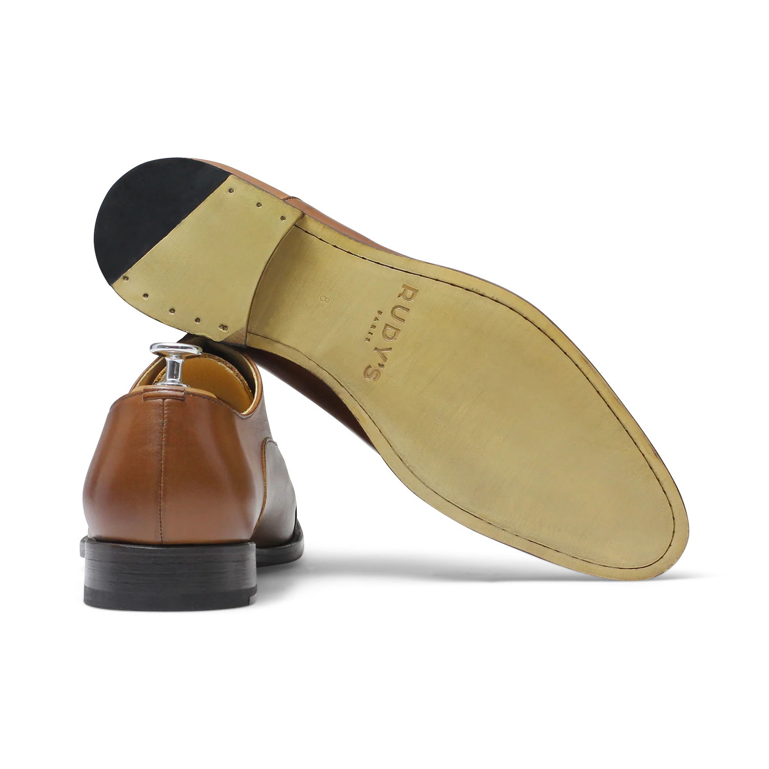 Sanders-Richelieu en cuir satin light