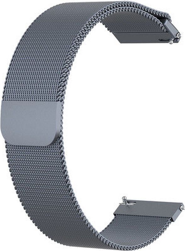 Milanese horlogeband 18mm universeel (space grey)
