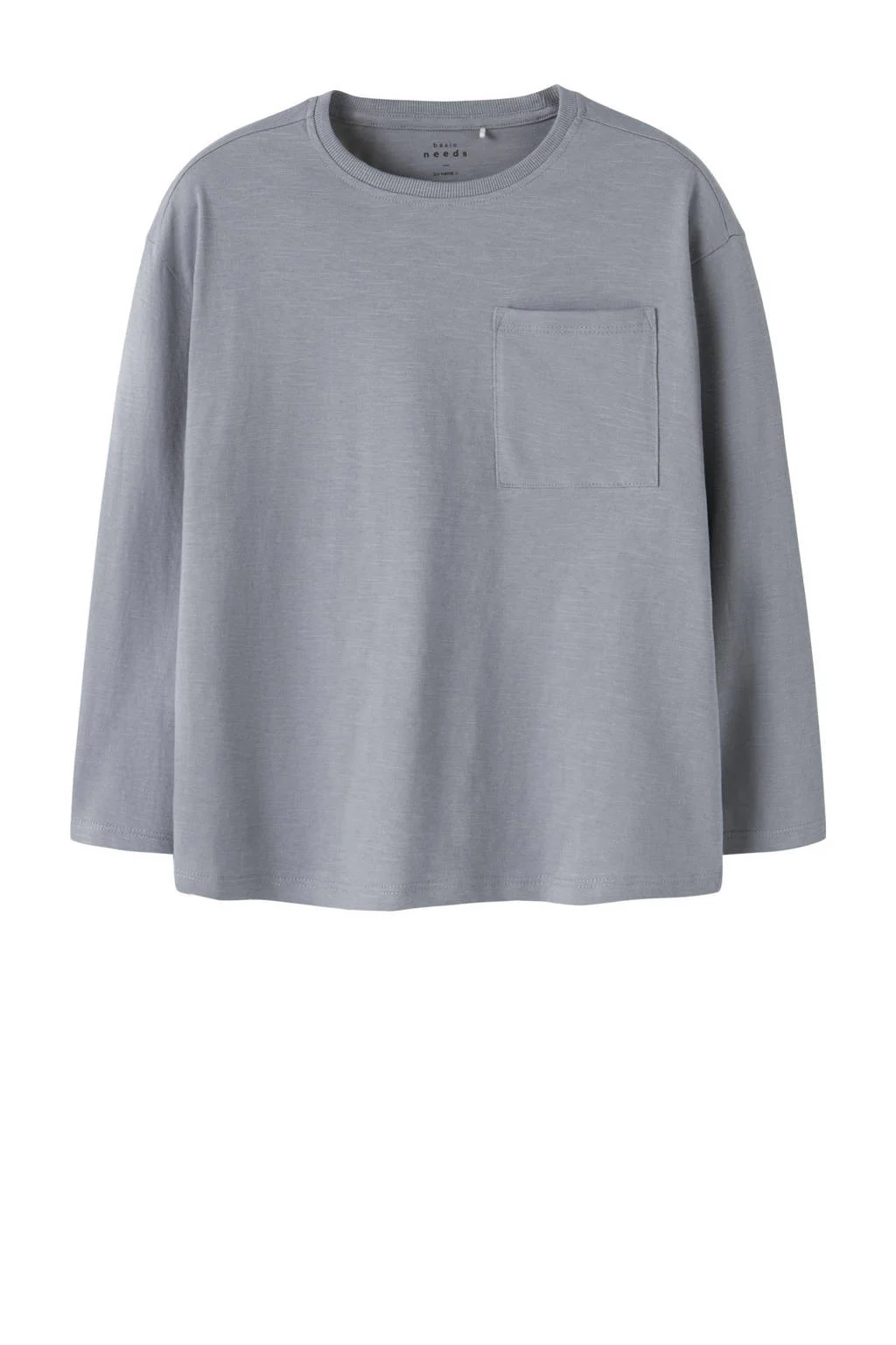 NAME IT KIDS longsleeve grijsblauw