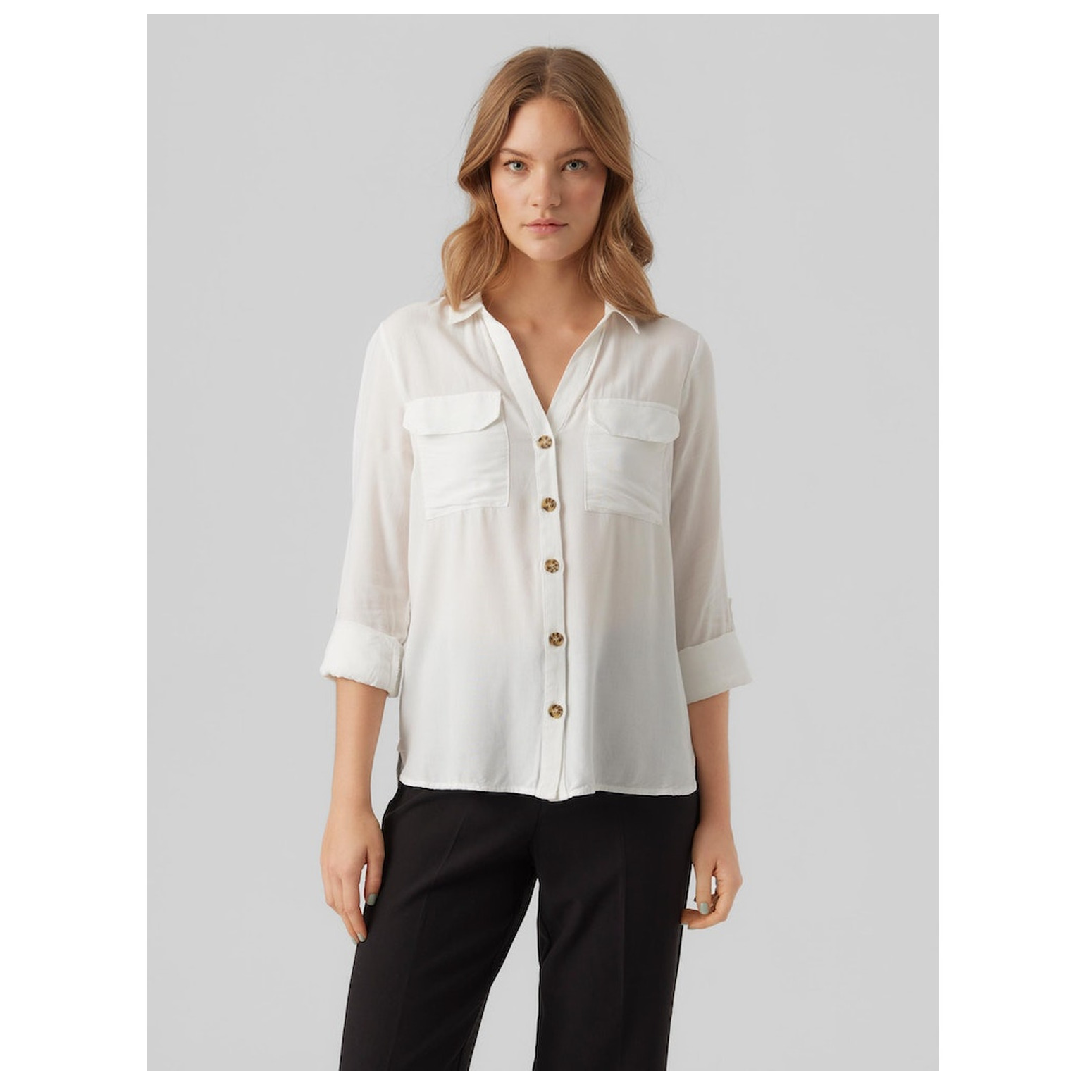 Vero Moda VMBUMPY L/S SHIRT NEW WVN NOOS