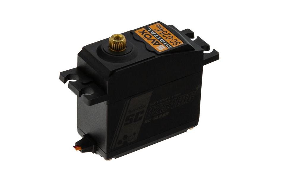 Standard Servo SC-0254MG+ 7.2 kg, 0.14 s, DigitalDigitalservo mit Softstart und kugelgelagertem Metallgetriebe