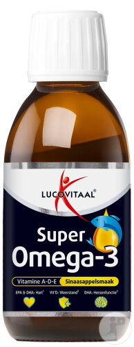 Lucovitaal Oméga 3 Sirop Saveur Orange Flacon 125ml